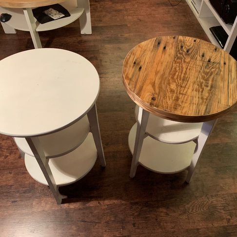 Renoverat sidobord Renoverat sidobord