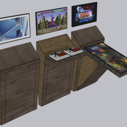 Arkad- och flipperkabinett